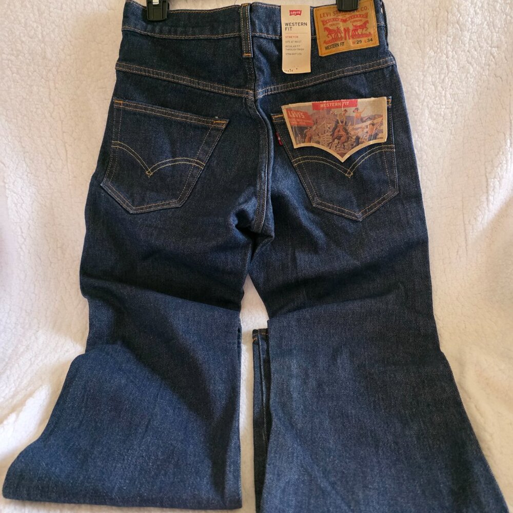 Levi Strauss Western Fit NWT 29x34 - Picture 5 of 7